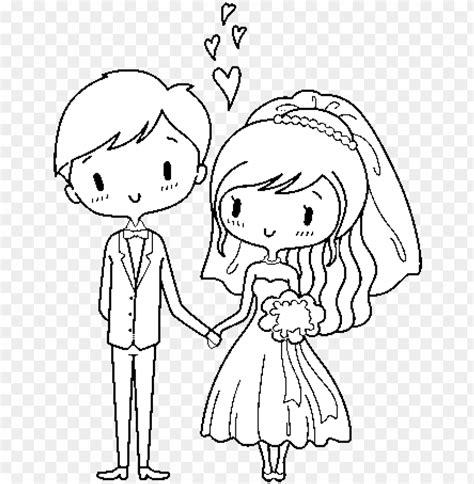 dibujos imagenes de novios